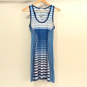 Calvin Klein Blue Striped Dress